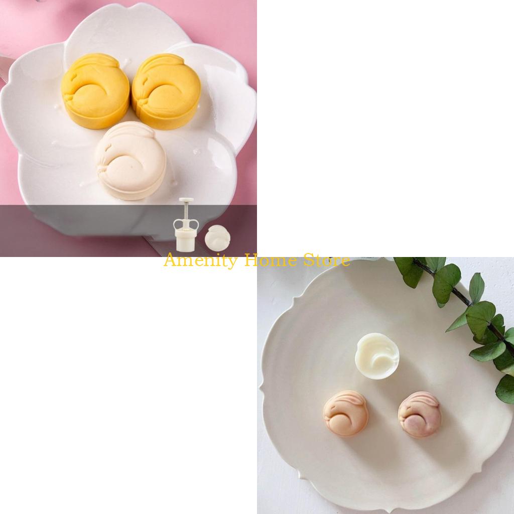 Bunny Cake Mold - F26C Khuôn Làm Bánh Trung Thu