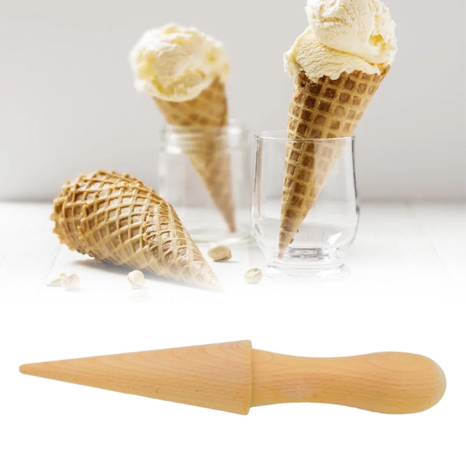 Waffle Cone Maker - Wooden Ice Cream Cone Maker Kitchen