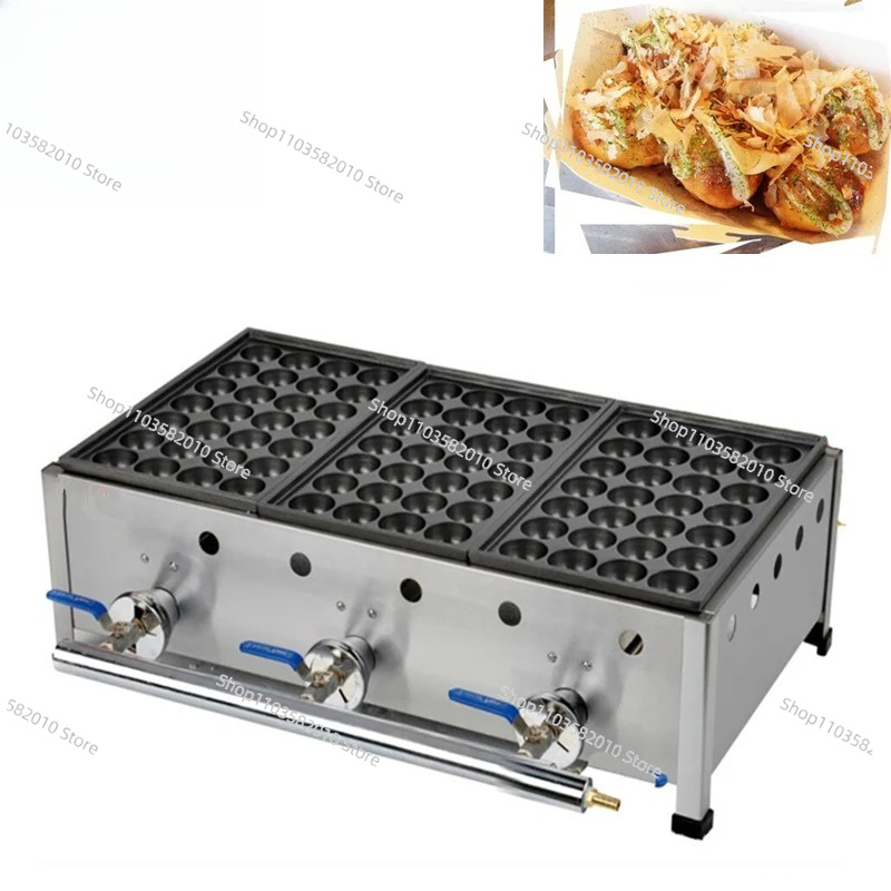 Three-Plate Gas Takoyaki Ball  - đánh giá và giá Takoyaki Grill Plate