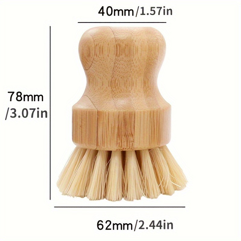 Bamboo Dish Scrub Brush Soap D - đánh giá và giá Cast Iron Corn