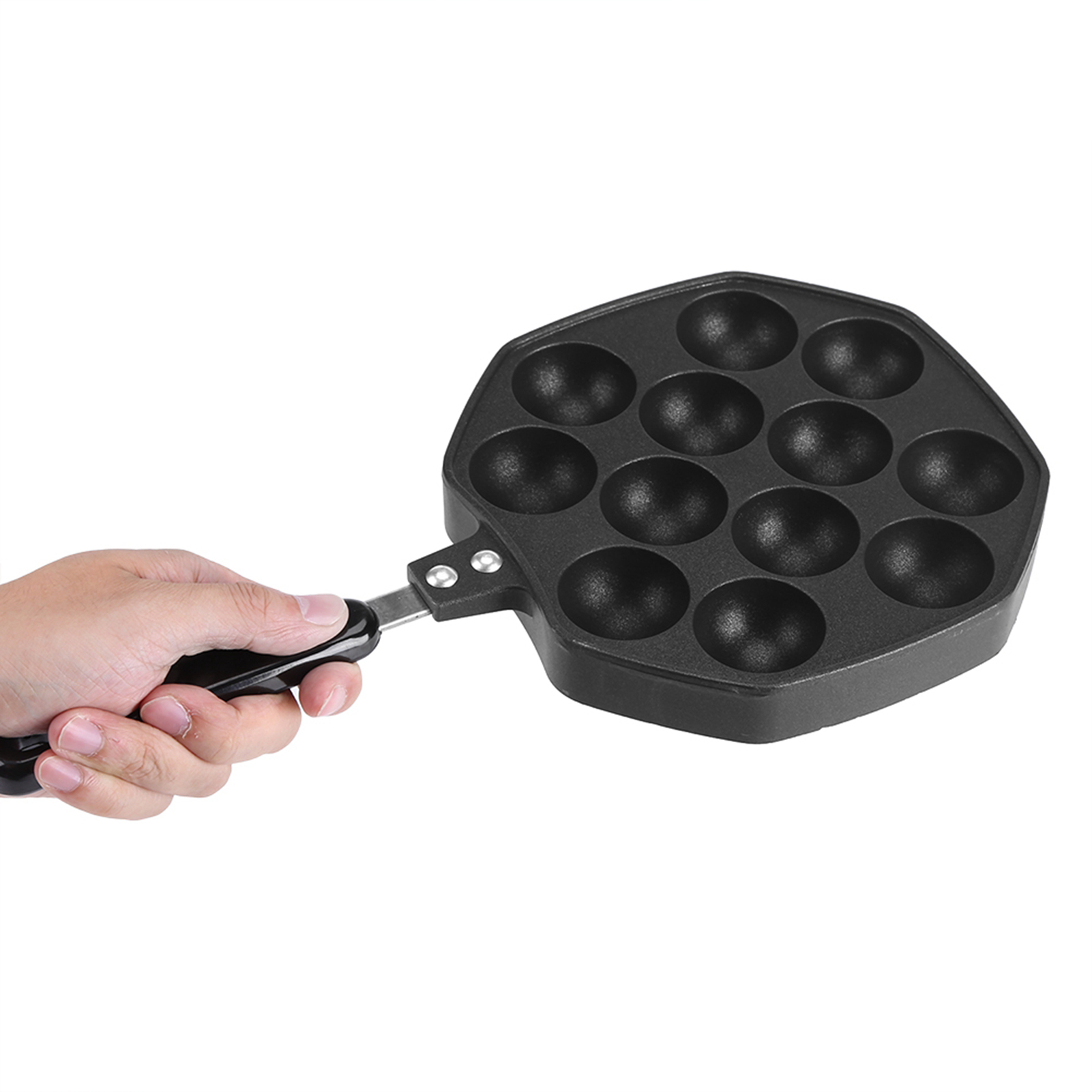 12 Cavity Aluminum Non Stick T - đánh giá và giá Takoyaki Grill Plate