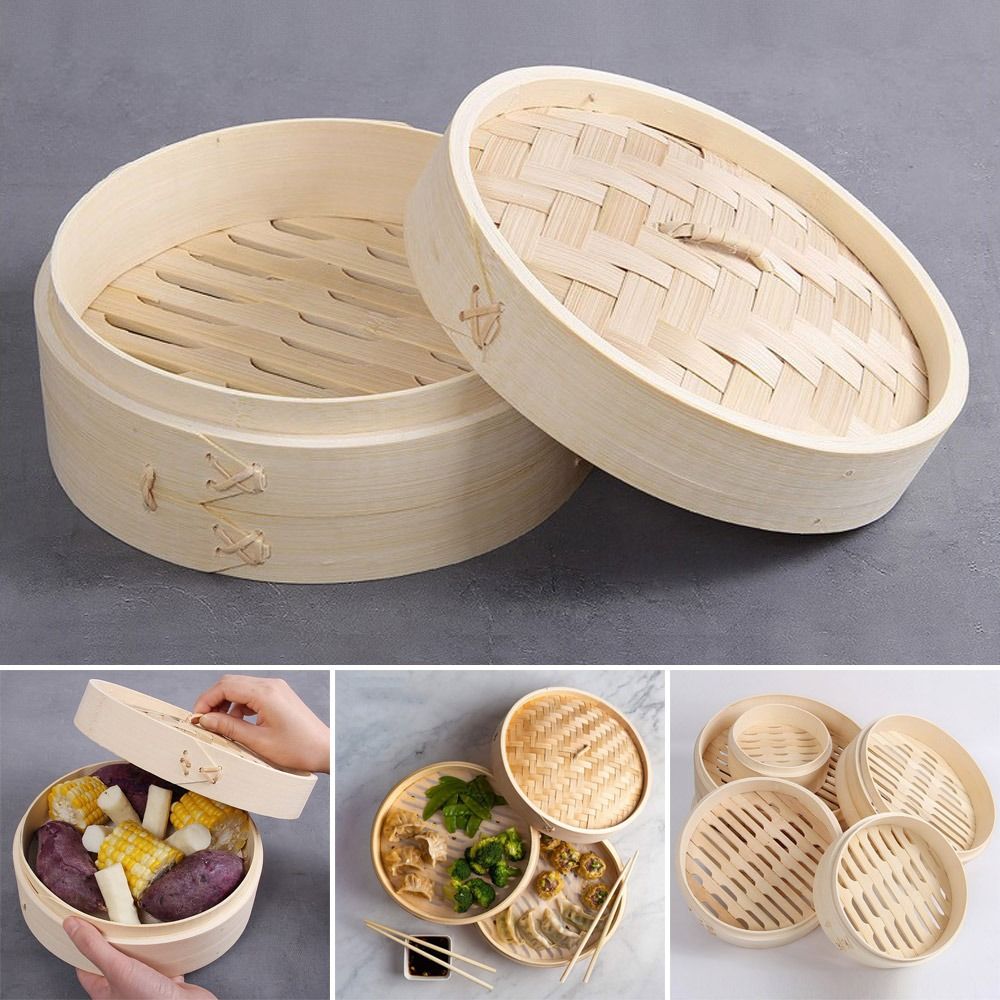 Chinese Steamer Bamboo Steamer - đánh giá và giá Bao Steamer Bamboo
